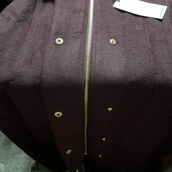 COLE HAAN WOOL BLEND DRESS COAT SIZE 10 NWT - Picture 9 of 14